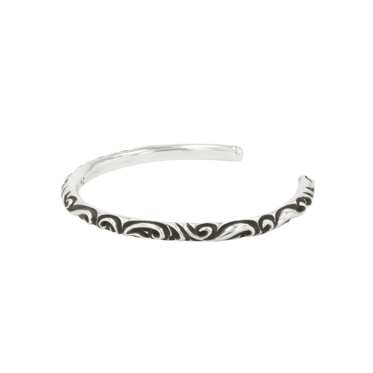 スクロールバンド BANGLE SCROLL BAND 【シルバーバングル ブレスレット】