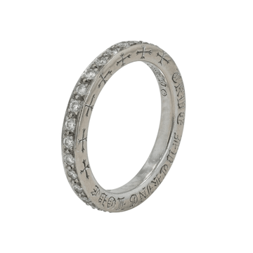 18K NTFL PAVE DIA【ホワイトゴールドリング パヴェ ダイヤモンド】17号