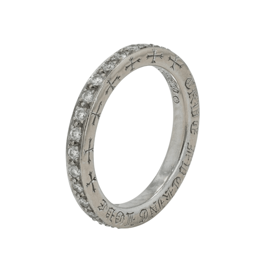 18K NTFL PAVE DIA【ホワイトゴールドリング パヴェ ダイヤモンド】17号
