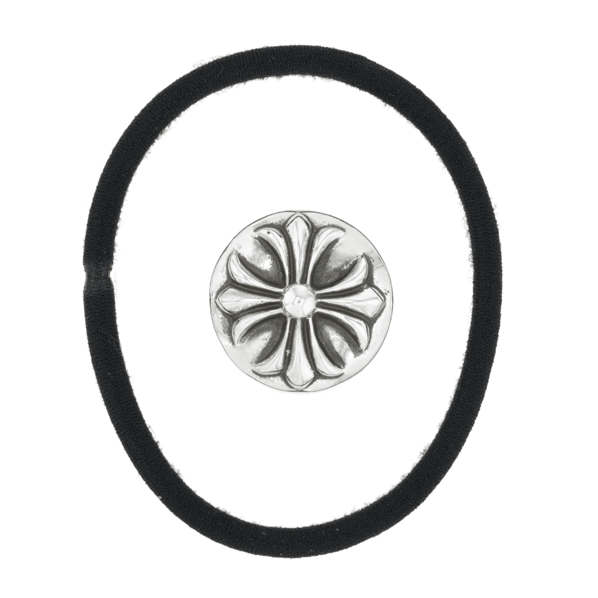 クロスボールヘアゴム CROSS BALL HAIRBAND 【シルバーコンチョ】