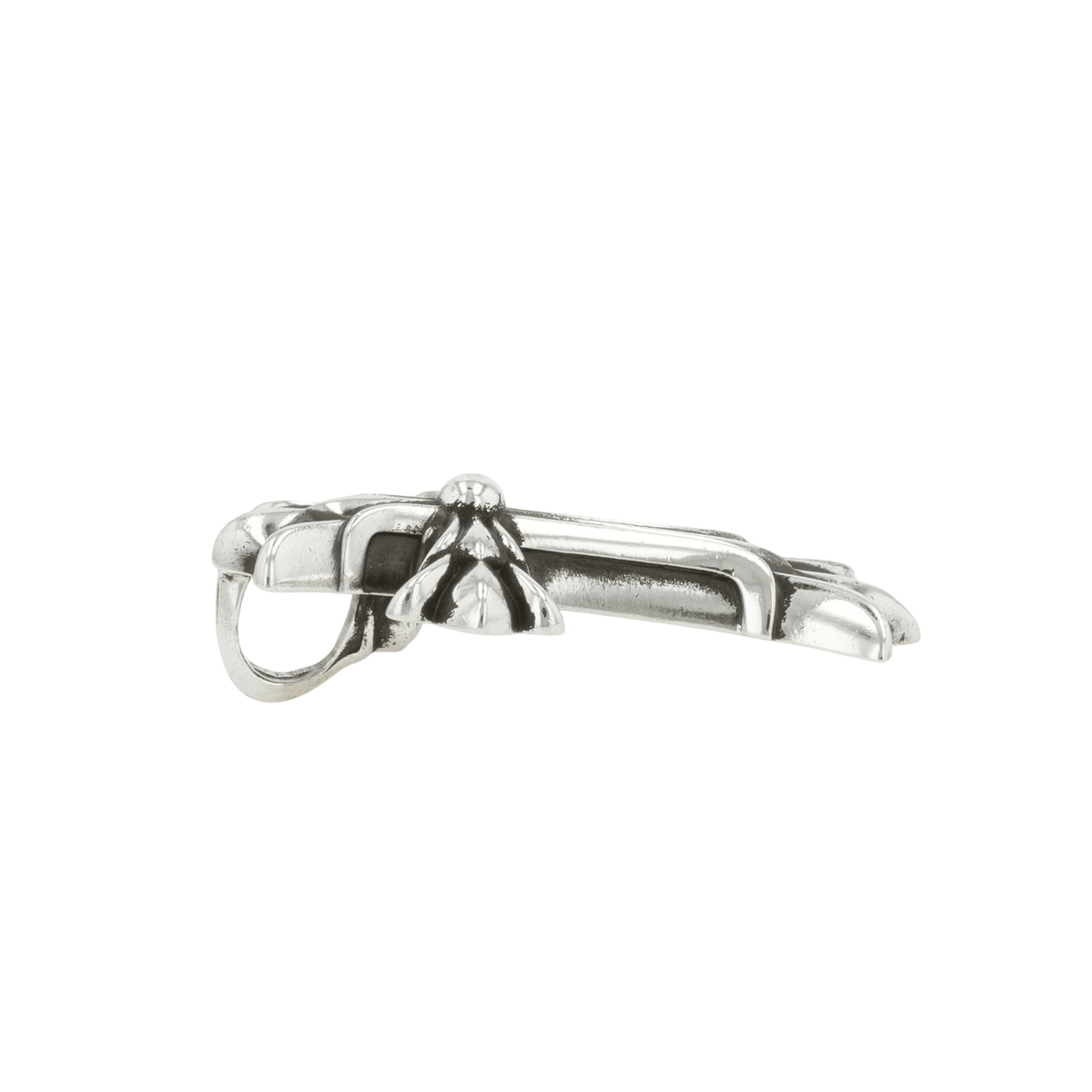 ダブルCHクロス スモール SML DOUBLE CH CROSS 【シルバーネックレストップ ペンダント】