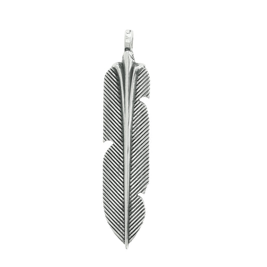 フェザー FEATHER 【シルバーネックレストップ ペンダント】
