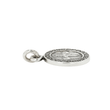エンジェルメダル PAVE BK DIA ANGEL MEDAL 【シルバーネックレストップ チャーム パヴェ ブラックダイヤモンド】