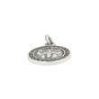 エンジェルメダル PAVE BK DIA ANGEL MEDAL 【シルバーネックレストップ チャーム パヴェ ブラックダイヤモンド】