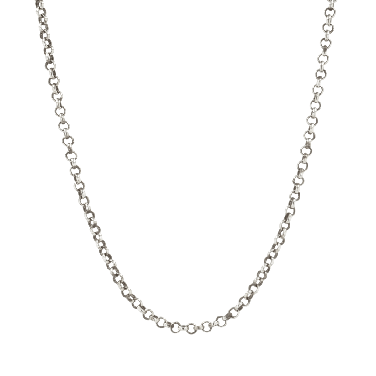 ロールチェーン 24インチ R24 NECK CHAIN 【シルバーネックレス チェーン】
