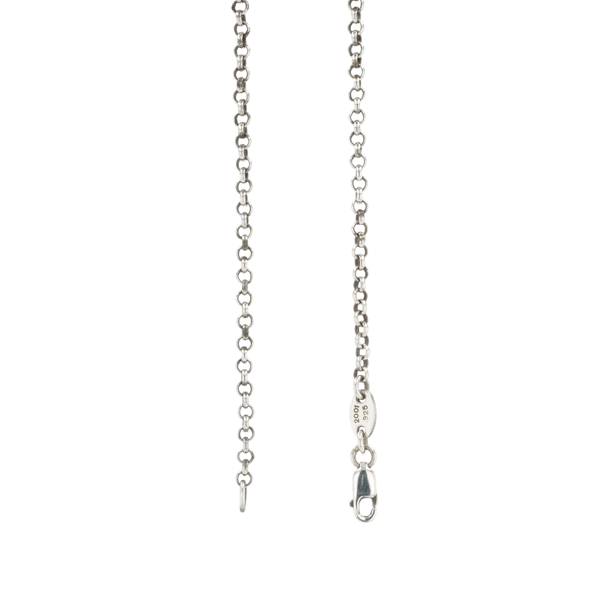 ロールチェーン 24インチ R24 NECK CHAIN 【シルバーネックレス チェーン】