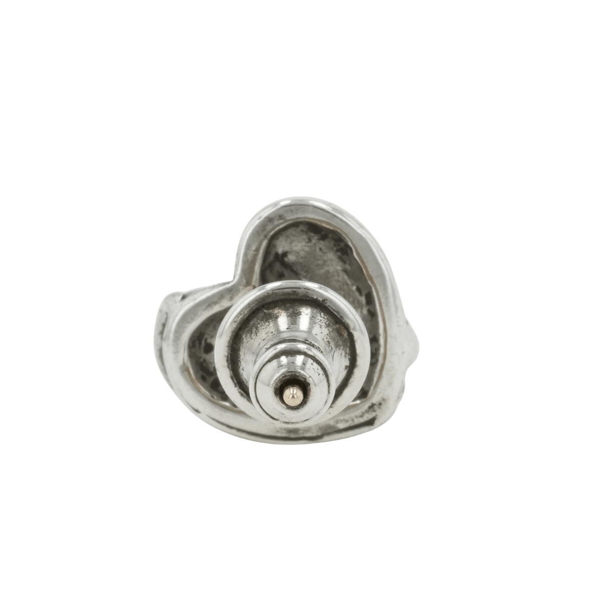 ハートスタッド HEART STUD 【シルバーピアス】