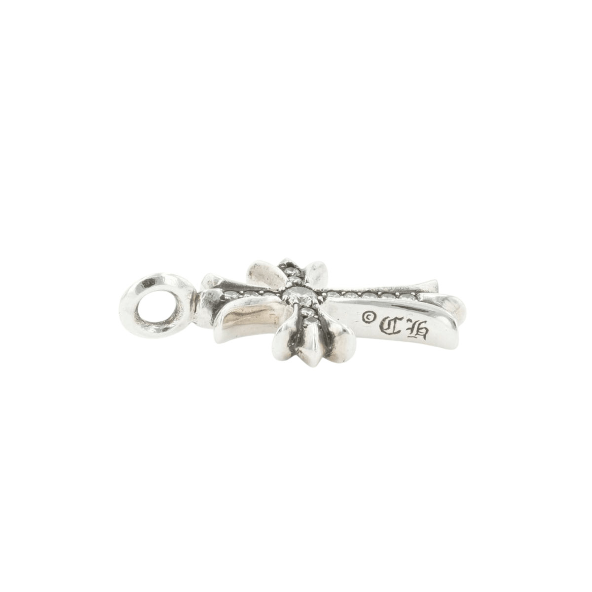 タイニーファットクロス PAVE DIA CRS F TINY 【シルバーネックレストップ チャーム パヴェ ダイヤモンド】