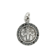 エンジェルメダル PAVE BK DIA ANGEL MEDAL 【シルバーネックレストップ チャーム パヴェ ブラックダイヤモンド】