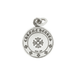 エンジェルメダル PAVE BK DIA ANGEL MEDAL 【シルバーネックレストップ チャーム パヴェ ブラックダイヤモンド】
