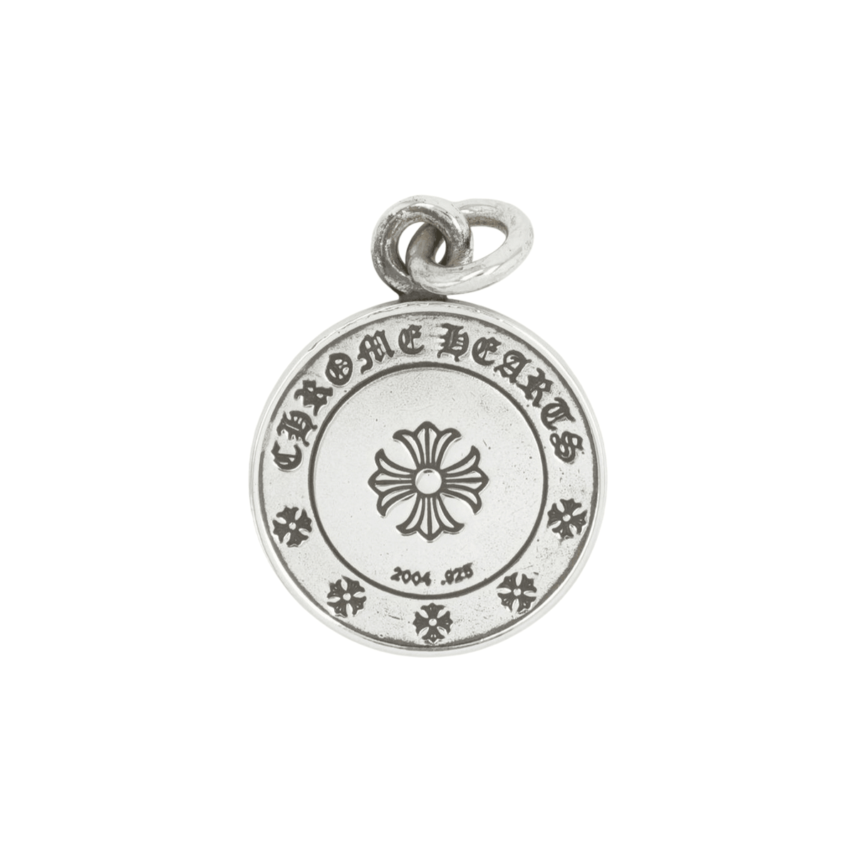 エンジェルメダル PAVE BK DIA ANGEL MEDAL 【シルバーネックレストップ チャーム パヴェ ブラックダイヤモンド】