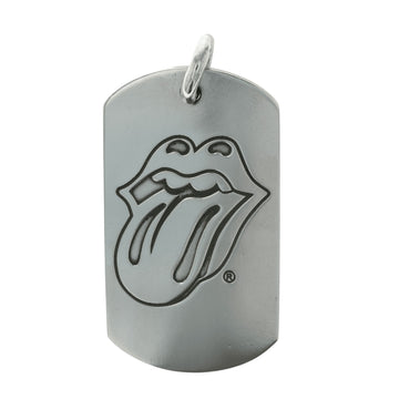 ラージリップアンドタン ドッグタグ LG 1 LIPS TONGUE DOG TAG 【シルバー ペンダント】