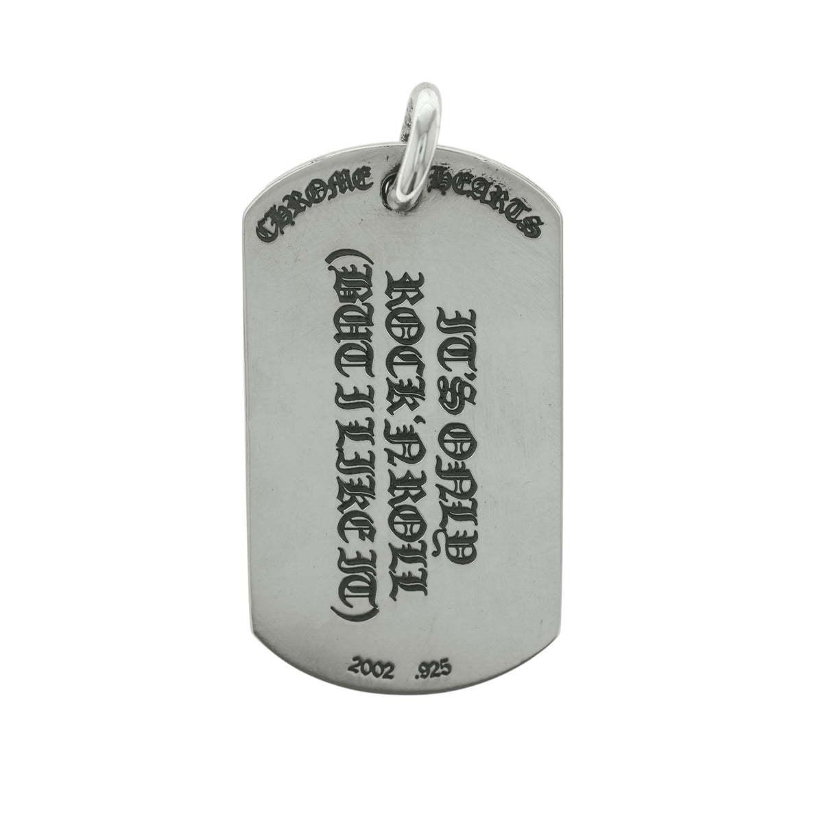 ラージリップアンドタン ドッグタグ LG 1 LIPS TONGUE DOG TAG 【シルバー ペンダント】