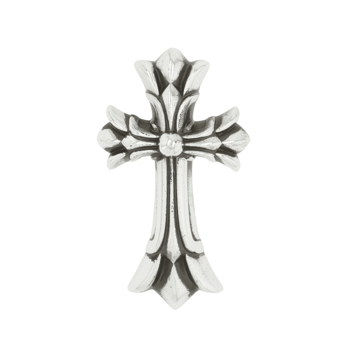 ダブルCHクロス スモール SML DOUBLE CH CROSS 【シルバーネックレストップ ペンダント】