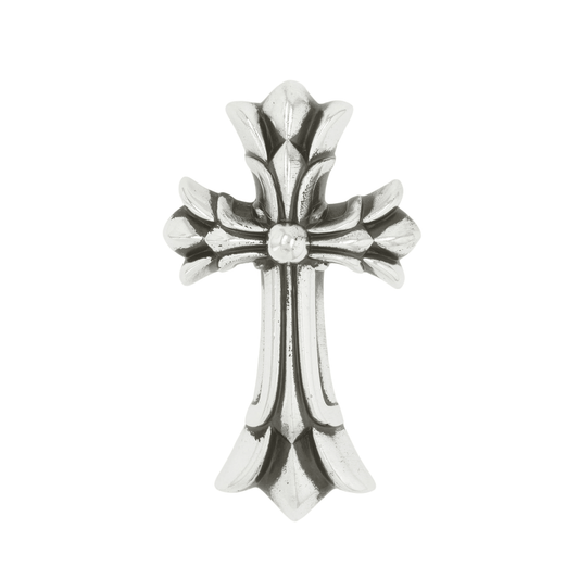 ダブルCHクロス スモール SML DOUBLE CH CROSS 【シルバーネックレストップ ペンダント】