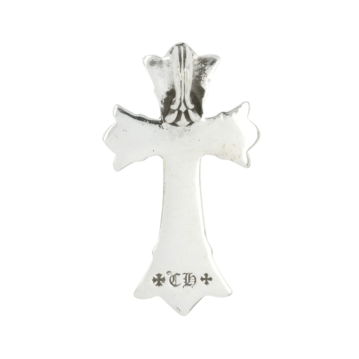 ダブルCHクロス スモール SML DOUBLE CH CROSS 【シルバーネックレストップ ペンダント】