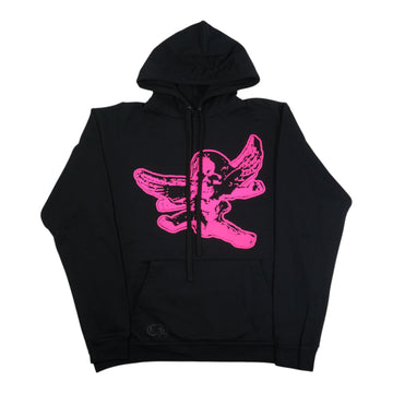 フォティプリント 【パーカー】【ブラック×ピンク】 SIZE:L