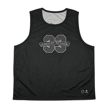 MESH WARM UP JERSEY リバーシブルCHロゴプリントメッシュタンクトップ XL