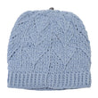 Star Patch Cashmere Beanie [Knit Cap/Beanie] [Blue] SIZE:ONE