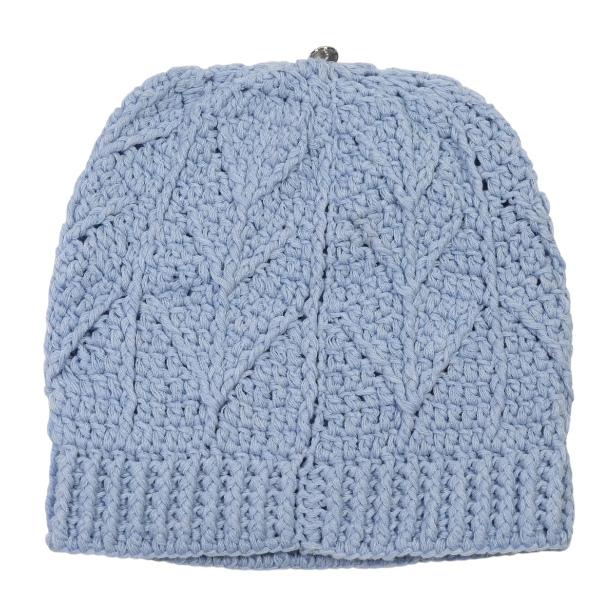 Star Patch Cashmere Beanie [Knit Cap/Beanie] [Blue] SIZE:ONE