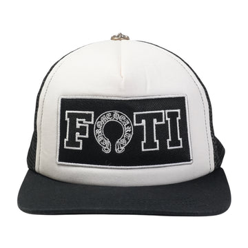 FOTIパッチ 【トラッカーキャップ/TRUCKER CAP】【ブラックｘホワイト】 SIZE:ONE