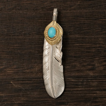 新型キャスト現行上金金縄TQ特大フェザー(左)