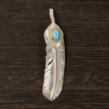 新品上銀金縄TQ特大フェザー(右)（TQ傷あり）