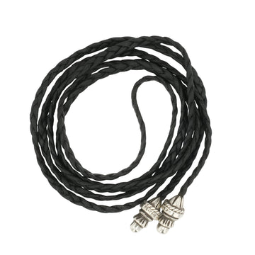 レザーブレイド スクロールチップ SC LEATHER BRAID  【レザーネックレス】