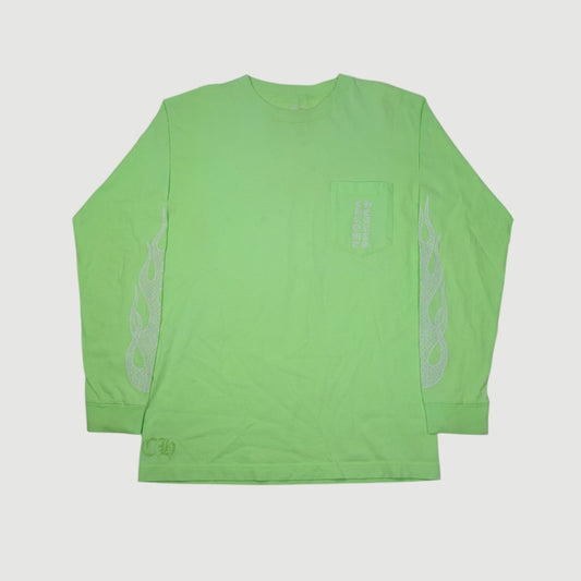 CH Cross Sleeve Embroidery [Cut & Sewn] [Yellow] SIZE: M