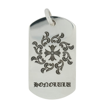 ホノルル限定 ラージ ドッグタグ LG HONOLULU DOG TAG 【シルバーネックレストップ ペンダント】