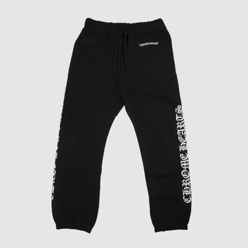 英字サイドプリント 【スウェットパンツ】【ブラック】【新品】 SIZE:M