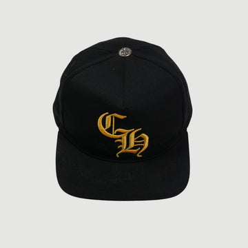 CH刺繍 【ベースボールキャップ/BASEBALL CAP】【ブラック】 SIZE:ONE