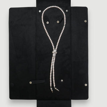 ×ミキモト スモールCHクロス パール MIKIMOTO SML CH CROSS 【ホワイトゴールド パールネックレス】