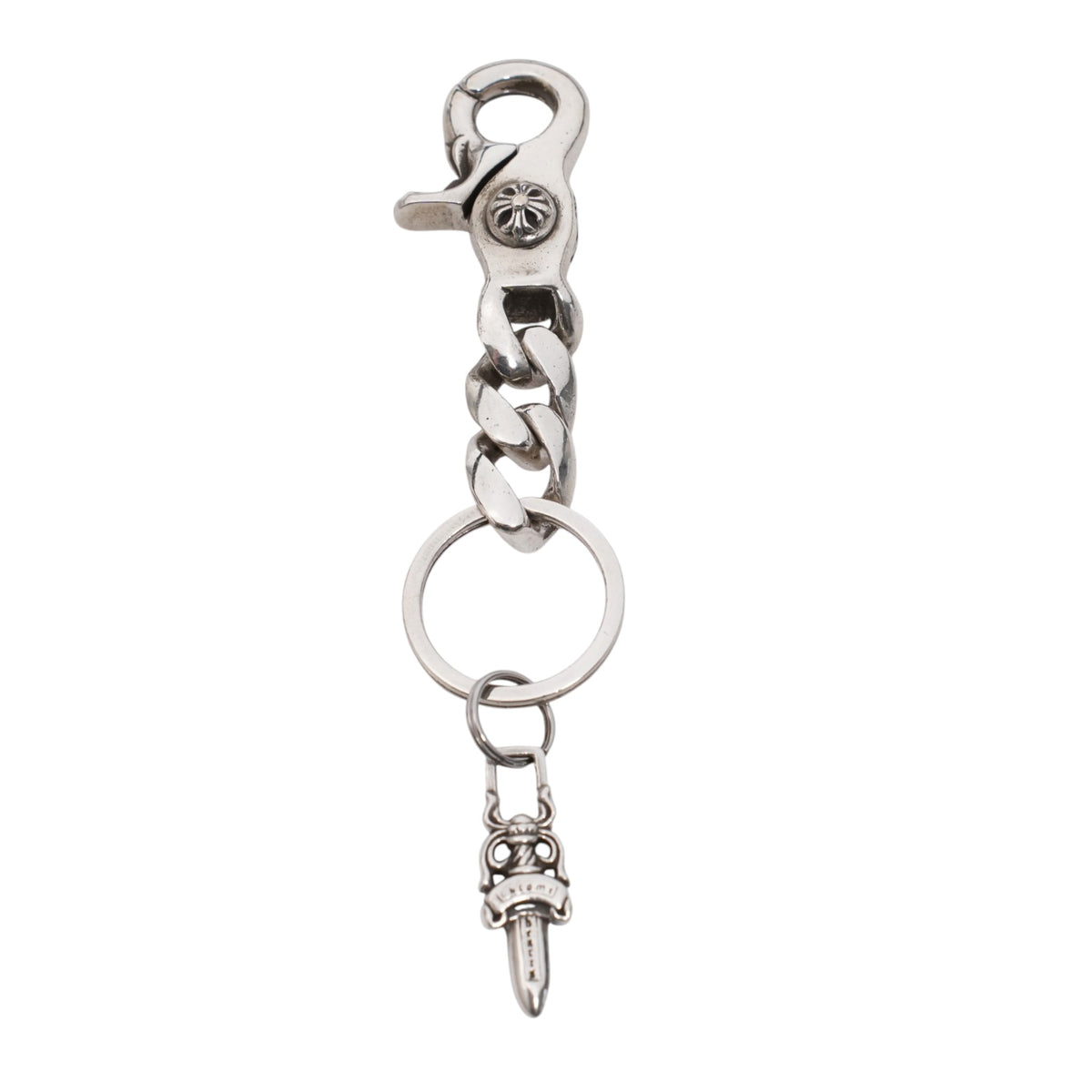 クリップキーチェーン クラシックショート CLIP KEY CHAIN CLASSIC SHORT 【シルバーキーチェーン】