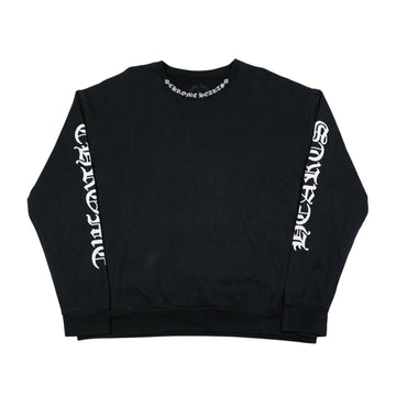 SWTSHRT PLVR ネックロゴプリントスウェットS