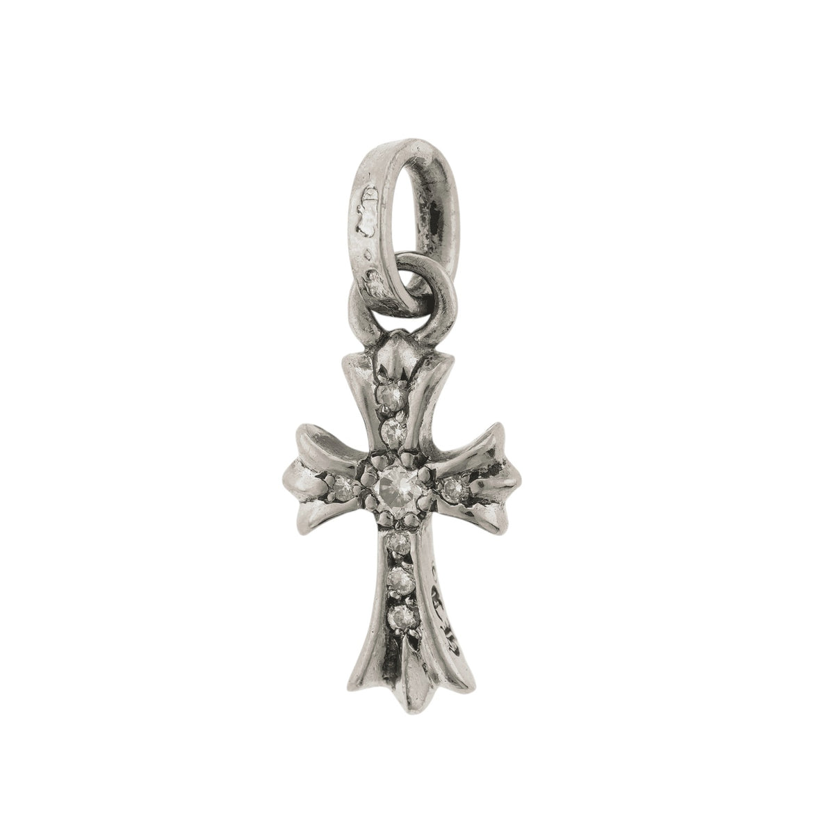 18K ベイビーファット PAVE DIA CRS BBYFAT 【ホワイトゴールドネックレストップ チャーム パヴェ ダイヤモンド】
