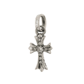 18K ベイビーファット PAVE DIA CRS BBYFAT 【ホワイトゴールドネックレストップ チャーム パヴェ ダイヤモンド】