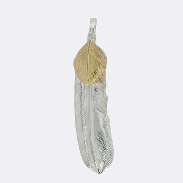 新品現行上金特大フェザー(左)