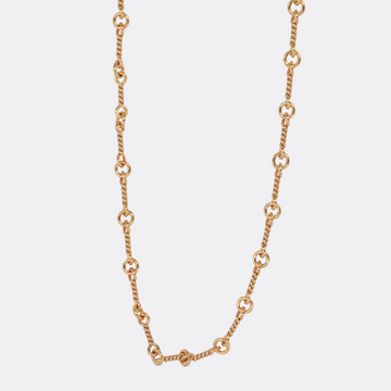 22K ツイストチェーン 20インチ T20 NECK CHAIN 【ゴールドネックレス チェーン】