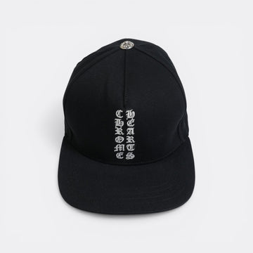 ロゴ刺繍 【ベースボールキャップ/BASEBALL CAP】【ブラック】 SIZE:ONE