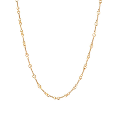 22K ツイストチェーン 20インチ T20 NECK CHAIN 【ゴールドネックレス チェーン】