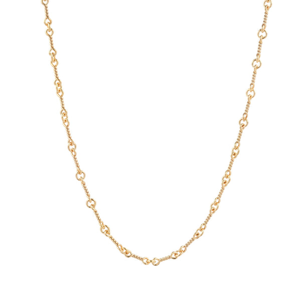 22K ツイストチェーン 20インチ T20 NECK CHAIN 【ゴールドネックレス チェーン】