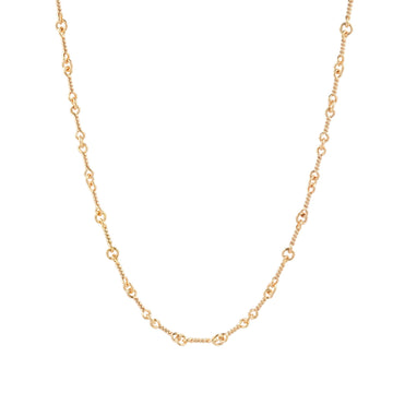 22K ツイストチェーン 20インチ T20 NECK CHAIN 【ゴールドネックレス チェーン】