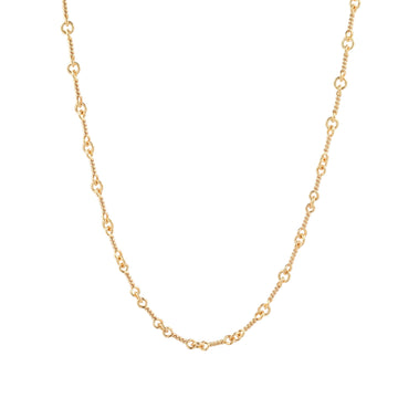 22K ツイストチェーン 18インチ T18 NECK CHAIN 【ゴールドネックレス チェーン】