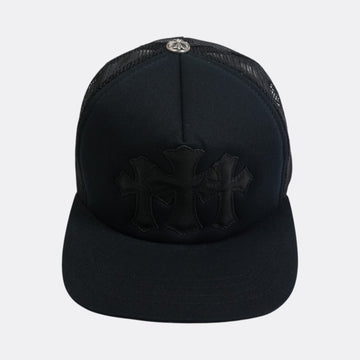 3クロスパッチ 【トラッカーキャップ/TRUCKER CAP】【ブラック】【新品】 SIZE:ONE