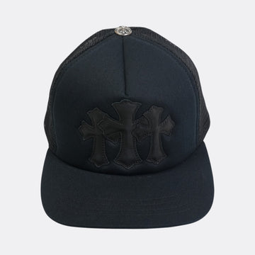 3クロスパッチ 【トラッカーキャップ/TRUCKER CAP】【ブラック】【新品】 SIZE:ONE