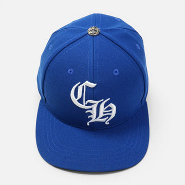 CH刺繍 【ベースボールキャップ/BASEBALL CAP】【ブルー×ホワイト】【新品】 SIZE:ONE
