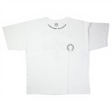マリブ限定ネックロゴプリント 【オールドTシャツ】【ホワイト】 SIZE:XXL ※正面汚れ/プリント掠れ