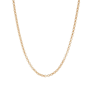 22K ロールチェーン 18インチ R18 NECK CHAIN 【ゴールドネックレス チェーン】