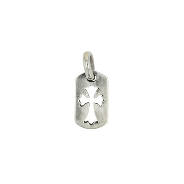タイニーカットアウトクロス ドッグタグ TINY CO CROSS DOG TAG 【シルバーネックレストップ チャーム】